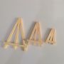 Wholesale 10x10cm Small Easels Set Mini Canvas Easel Stand Wooden Custom Size Easel and Canvas for Display