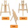 China Factories 11/12 Inches Custom Size Mini Easel Stand Wooden Artist Painting Folding Easel for Display