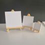 Wholesale Mini Easel Stand Wooden Art Painting Easel Custom Size Easel and Canvas for Display