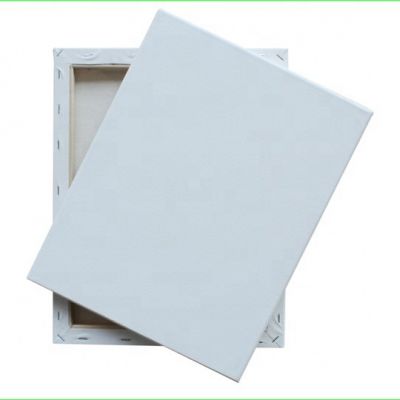 Wholesale 18*24cm 380g blank stretched canvas painting artist canvas for gallery