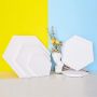 Factory price Custom Irregular Cotton Hexagon Stretched Panels Blank Stretched Canvas for Oil Painting