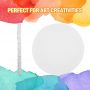 Wholesale round-shaped cotton blank stretched canvas mini art canvas board for oil panting and acrylic paintings