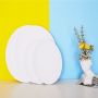 Wholesale Custom Size Cotton Oval Shaped Panels Blank Stretched Canvas with Frame for Artist Painting