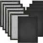 Wholesale Art Suppliers 280g Pure Cotton Black Wooden Stretched Canvas Panel for Oil or Acrylic Painting