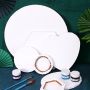 2021 New Blank 280g Cotton Custom Shape Mini Round Oval Triangle Shaped Stretched Canvas with Frame