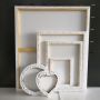 Amazon Top Seller Stretched Blank Art Canvas with Wooden Frame Custom Stretched Canvas Board
