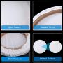 New Product Ideas 2021 8*8 Inch Custom Size Round Shape Blank Cotton/Linen Stretched Canvas Art Supplies Painting Canvas