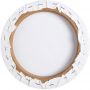 New Product Ideas 2021 8*8 Inch Custom Size Round Shape Blank Cotton/Linen Stretched Canvas Art Supplies Painting Canvas