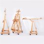 Sell high quality professional painting easel wooden studio easel with small storage box