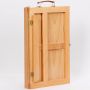 High quality wooden folding portable storage artist multi-function desktop easel with box