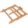 Wholesale high quality handicraft wood art small desktop painting easel for kids