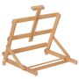 Wholesale high quality handicraft wood art small desktop painting easel for kids