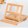 High quality beech wood desktop easel creative oil painting easel with storage box