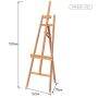 High quality beginner folding sketching easel for convenient wooden art painting easels