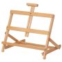 Wholesale high quality handicraft wood art small desktop painting easel for kids