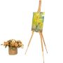 Hot-selling high quality beech wood art painting portable tripod easel