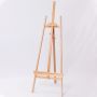 Standing tripod artist's easel natural beech wood folding painting easel