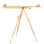 High quality wooden portable easel for outdoor tripod art painting easel