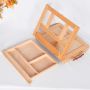 High quality wood desktop small easel with storage box