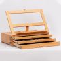 High quality small desktop wooden artist easel adjustable Angle