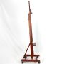 Factory direct sale beech wood floor art studio easel with wheels