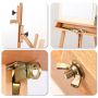 Customized multi-functional wooden flooring painting easel display easel