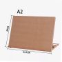 Hot selling high quality beech portable art desktop easel for kids