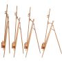 High quality tripod wood floor artist painting easel