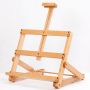 High quality tabletop wooden portable tabletop easel with adjustable Angle for kids