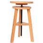 Wooden round adjustable easel painting stool special painting stool