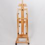 High quality professional artist beech wood floor studio painting easel with wheels