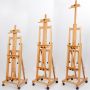 Wholesale custom high quality beech wood artist painting studio easel