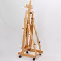 High quality H Frame Studio easel with convenient storage tray and adjustable working Angle