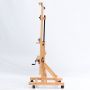 Wholesale high quality wooden multifunctional studio easel can stand horizontally