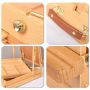 Standing tripod artist easel Natural beech wood easel Painting easel box