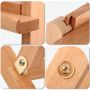 Wooden beech desktop easel can be raised and lowered to put 4K8K easel portable folding small easel