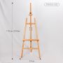 Adjustable height standing floor easel display easel for both children and adults