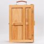 Wooden tabletop easel painting box is easy to carry and store painting pigments