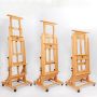 High quality large easel can be placed flat or vertical, studio dedicated art display easel