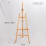 Three-legged stand-up display easel, floor easel for beginners