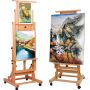 Factory custom production folding drawer style easel suitable for all types of painting