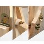 Foldable Wedding Easel Mini Canvas with Easel for Children, Artist Painting