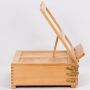 Supplier customized high quality three layer wooden drawer desktop easel