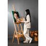 Manufacturers custom multi - color folding storage art easel wooden easel