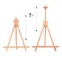 mini beech wood tabletop display easel artist painting tripod easel