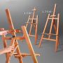 No Moq Limited High Quality 150cm Beech Wooden Tripod Easel
