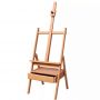 Painting drawing wooden drawer type design easel set with locker