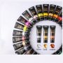 High quality 75ml plastic hose waterproof wall painting acrylic paint 30 colors optional set