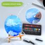 Factory wholesale acrylic paint 12ml 24-color painting acrylic set aluminum tube