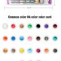 High Quality 25ml Plastic Tubes Acrylic Paint set of 24 with Free 3pcs Nylon Hair Paintbrushes